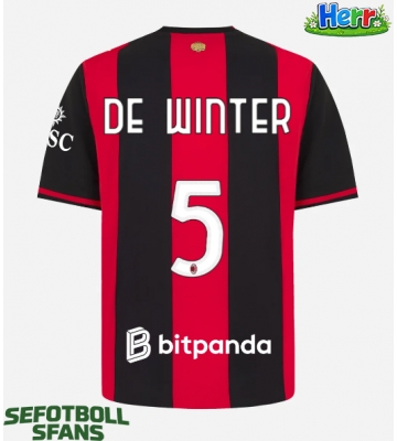 AC Milan Koni De Winter #5 Hemmatröja 2026-27 Kortärmad
